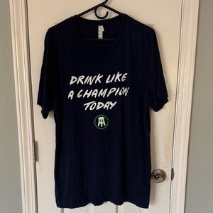 Bella Canvas Black Graphic Tee Drink Like A Champion